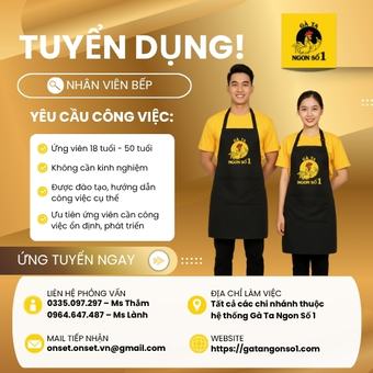 Poster tuyển dụng